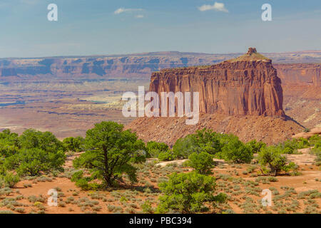 Butte im Arches Nationalpark in Utah Stockfoto