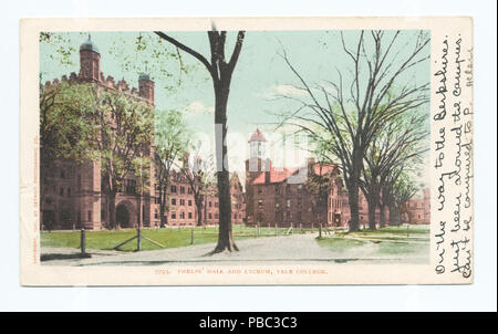 1186 Phelps Hall und Lyceum, der Yale University, New Haven, Conn (Nypl b 12647398-62440) Stockfoto