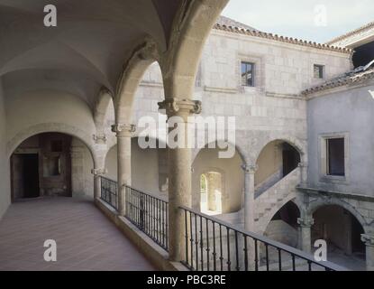 CLAUSTRO. Lage: CONVENTO DE LA CORIA, Trujillo, Cáceres, Spanien. Stockfoto