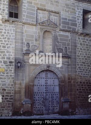 PORTADA MERIDIONAL. Lage: Igreja de Sao Domingos, UBEDA, Jaen, Spanien. Stockfoto