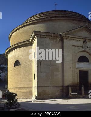 IGLESIA DE LA ENCARNACION NEOCLASICA -1786/1802 - ARQUITECTURA ESPAÑOLA - REINADO DE CARLOS III. Thema: Ventura Rodríguez (1717-1785). Lage: Iglesia de la Encarnación, MONTEFRIO, SPANIEN. Stockfoto