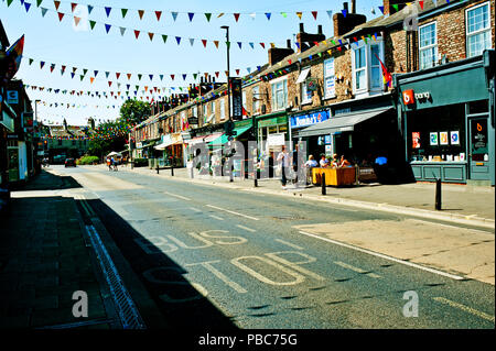 Bishopsthorpe bishy Road, Road, York, England Stockfoto