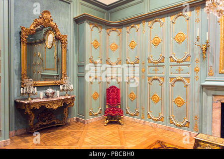 LOS ANGELES, USA - 26.September 2015: J. Paul Getty Museum (Getty Museum), eine Art Museum in Kalifornien 1974 gegründet Stockfoto