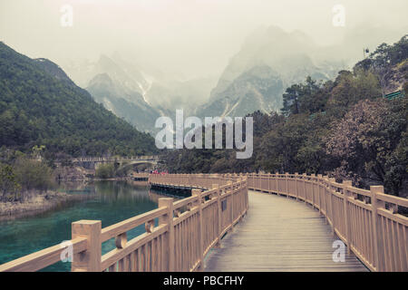 Blue Moon Valley in Lijiang, Yunnan, China Stockfoto