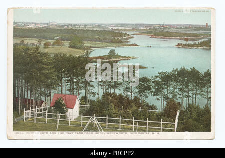 1220 Portsmouth und der Navy Yard, von Hotel Wentworth, New Castle, N.H (Nypl b 12647398-75698) Stockfoto