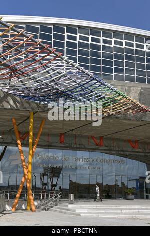 Messe- und Kongresszentrum, Malaga, Andalusien, Spanien, Europa. Stockfoto