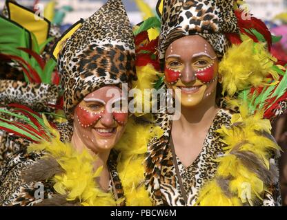 Karneval, Isla Cristina, Provinz Huelva, Andalusien, Spanien, Europa. Stockfoto