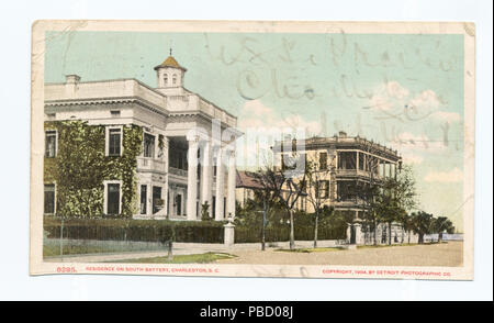 1255 Residence an der Batterie, Charleston, S. C (Nypl b 12647398-67663) Stockfoto