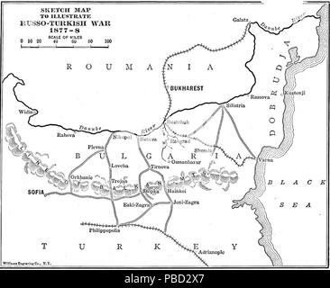 1278 Russisch-türkischen Krieg, 1877 - 1878 Stockfoto