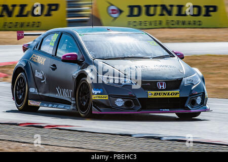 British Touring Car Championship 2018 Runde 6, Freies Training 1 - Snetterton, Vereinigtes Königreich 28. Juli 2018 (C) Guy Schirmer Stockfoto