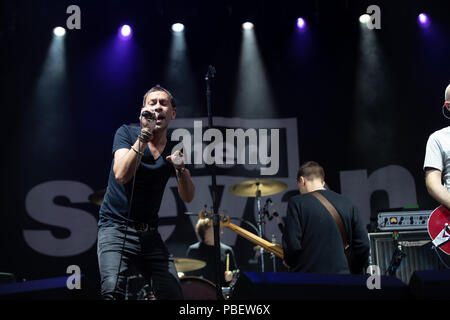 Cumbria, Großbritannien. 28. Juli 2018 Halle Sieben durchführen an Kendal, Penrith. © Jason Richardson/Alamy leben Nachrichten Stockfoto