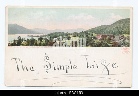 1536 Silver Bay Hotel und Anlage, See George, N. Y (Nypl b 12647398-68902) Stockfoto