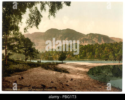 1537 Silver Strand und Ben Venue, Trossachs, Schottland - LCCN 2002695069 Stockfoto