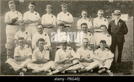 1556 von Spalding offizielle Cricket Guide; Mit dem Amerikanischen cricket Jahresbericht (1914) (14577264137) Stockfoto