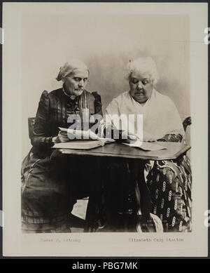 1588 Susan B. Anthony und Elizabeth Cady Stanton, Ca. 1891 Stockfoto