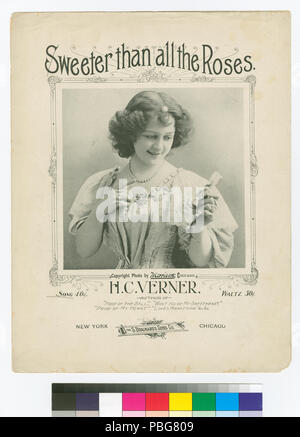 1591 süßer als alle Rosen (NYPL Hades -464666-1165721) Stockfoto