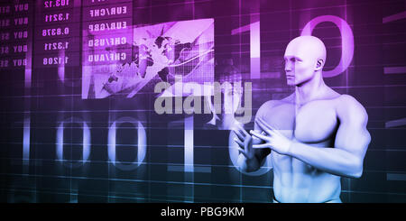 Virtueller Handel oder Auto Public Switch Schulung Stockfoto