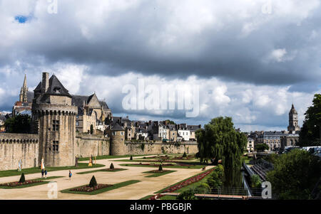 Stadt Vannes Stockfoto