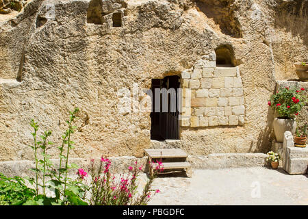 Mai 2018 Der Garten Grab oder Grab in Jerusalem Israel die traditionelle Grabstätte Jesu Christi und seiner glorreichen Auferstehung Stockfoto