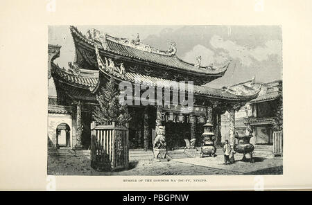 1604 Tempel der Göttin Ma Tsu-Pu, Ningpo Stockfoto