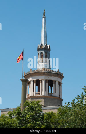 Architektur im Zentrum von Bischkek, in der Nähe von Ala Zu quadratisch, Kirgisistan Stockfoto