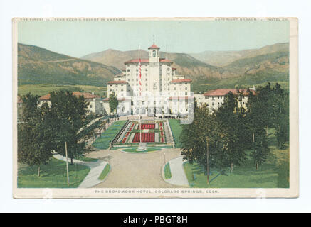 1619 Das Broadmoor Hotel, Colorado Springs, Colo., Feinste Ganzjährig malerische Resort in Amerika (Nypl b 12647398-79295) Stockfoto