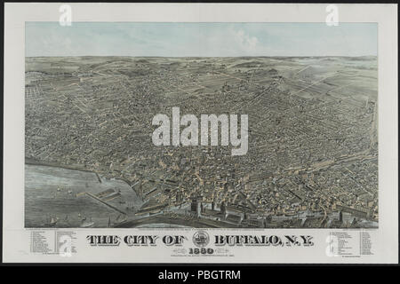 1623 Die Stadt Buffalo, NY 1880 LCCN 2003671560 Stockfoto