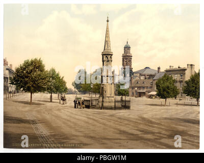 1626 Das Kreuz und Horse Fair, Banbury, England - LCCN 2002696362 Stockfoto