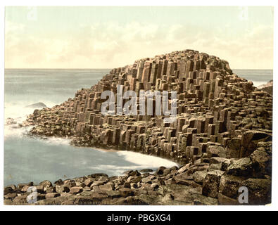 1644 Die Waben, Giant's Causeway. County Antrim, Nordirland - LCCN 2002717357 Stockfoto