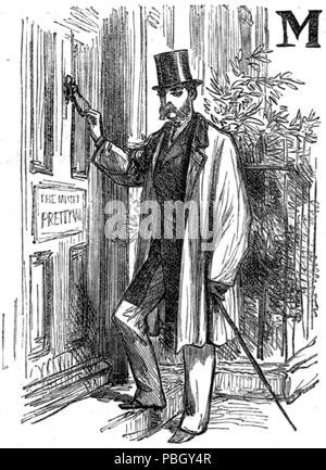 1650 Die letzte Chronik von barset Vol. 1. Dekorative ersten Kapitel 7 Stockfoto