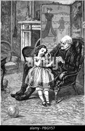 1650 Die letzte Chronik von barset Vol2 Posy und ihre großpapa Stockfoto