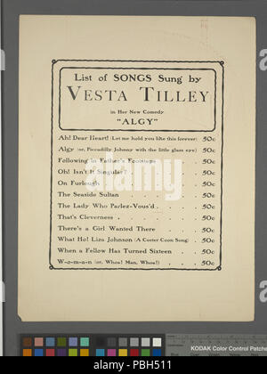 1683 Der Piccadilly Johnny mit dem kleinen Glas Auge oder, Algy (NYPL Hades -463911-1697010) Stockfoto