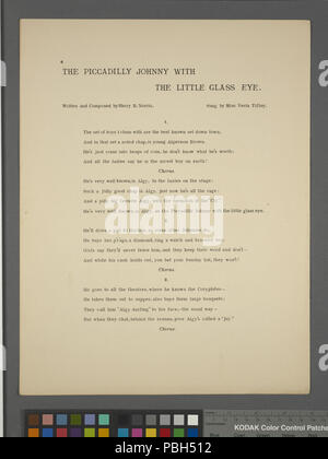 1683 Der Piccadilly Johnny mit dem kleinen Glas Auge oder, Algy (NYPL Hades -463911-1697014) Stockfoto