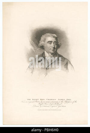 1694 Das Recht, Hon-Charles James Fox (Nypl b 13075520-423354) Stockfoto