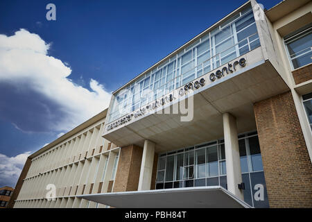 Modernistischen Manchester International Office Center, in der Nähe des Flughafens, Wythenshawe renoviert, Büros Stockfoto