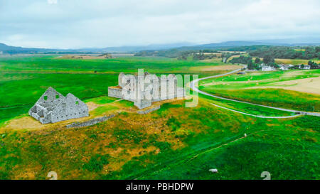 Blick über die Ruthven Barracks in Kingussie Schottland - Cairngorms National Park Stockfoto