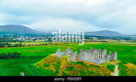 Blick über die Ruthven Barracks in Kingussie Schottland - Cairngorms National Park Stockfoto