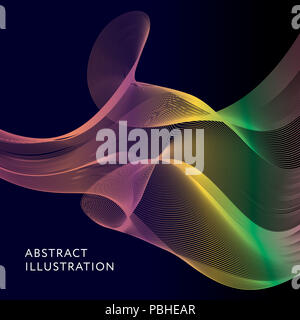 Geometrische abstrakte Hintergrund Vektorform Banner Stockfoto