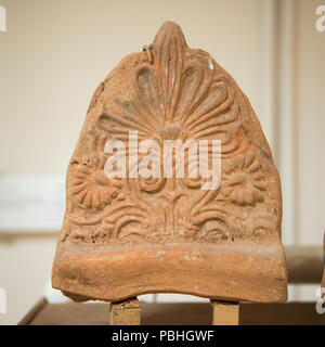 DION, Griechenland - Mar 22, 2015: Archäologisches Museum von Dion, Pieria, Zentralmakedonien, Griechenland. Dieses Museum wurde im Jahre 1983 gegründet Stockfoto