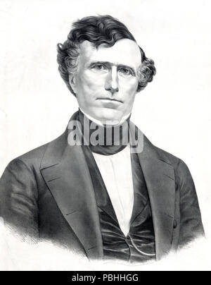 Genl. Franklin Pierce ca 1852 Stockfoto