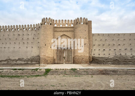 Talipach Gate - historische Stadt Tor diente als Steuererhebung spot vor langer Zeit in Buchara, Usbekistan Stockfoto