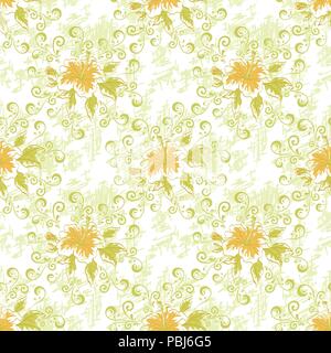 Seamless Floral Pattern Stock Vektor