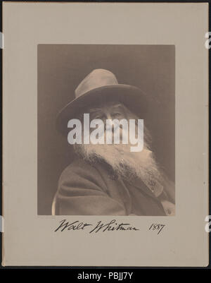 1831 Walt Whitman - George Collins Cox - Original LoC Scan Stockfoto