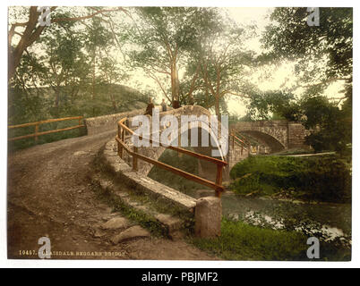 1849 Whitby, Glaisdale, Bettler "Bridge, Yorkshire, England - LCCN 2002708348 Stockfoto