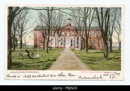 1855 William and Mary College in Williamsburg, VA (Nypl b 12647398-62715) Stockfoto