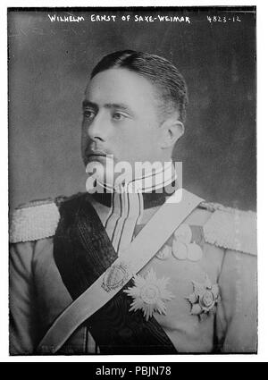 1856 William Ernest, Großherzog von Sachsen-Weimar-Eisenach 1918 Stockfoto