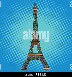 Eiffel-Turm. Paris Frankreich Stock Vektor