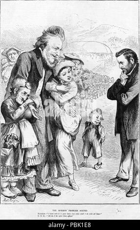 1657 Die mormonische Problem gelöst Stockfoto