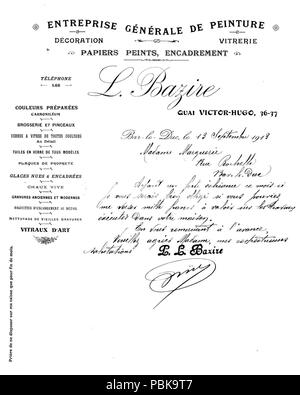 A-Valoir Bazire. Stockfoto