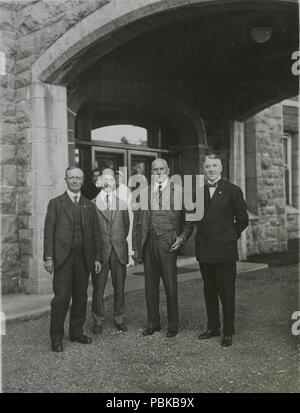 732 Gruppe der Schulleiter die Teilnahme an der klinischen Kongress der Chirurgen von Amerika, und Sir William Taylor, KBE, Col Scrimger, VC, lt Col Armstrong, CMG, Sir Berkeley Moynihan, KCMG (HS 85-10 -37941) Stockfoto